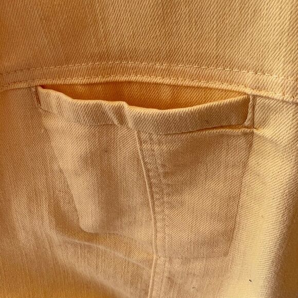 Yellow Jean Jacket by N Touch, size 1X - Picture 7 of 12